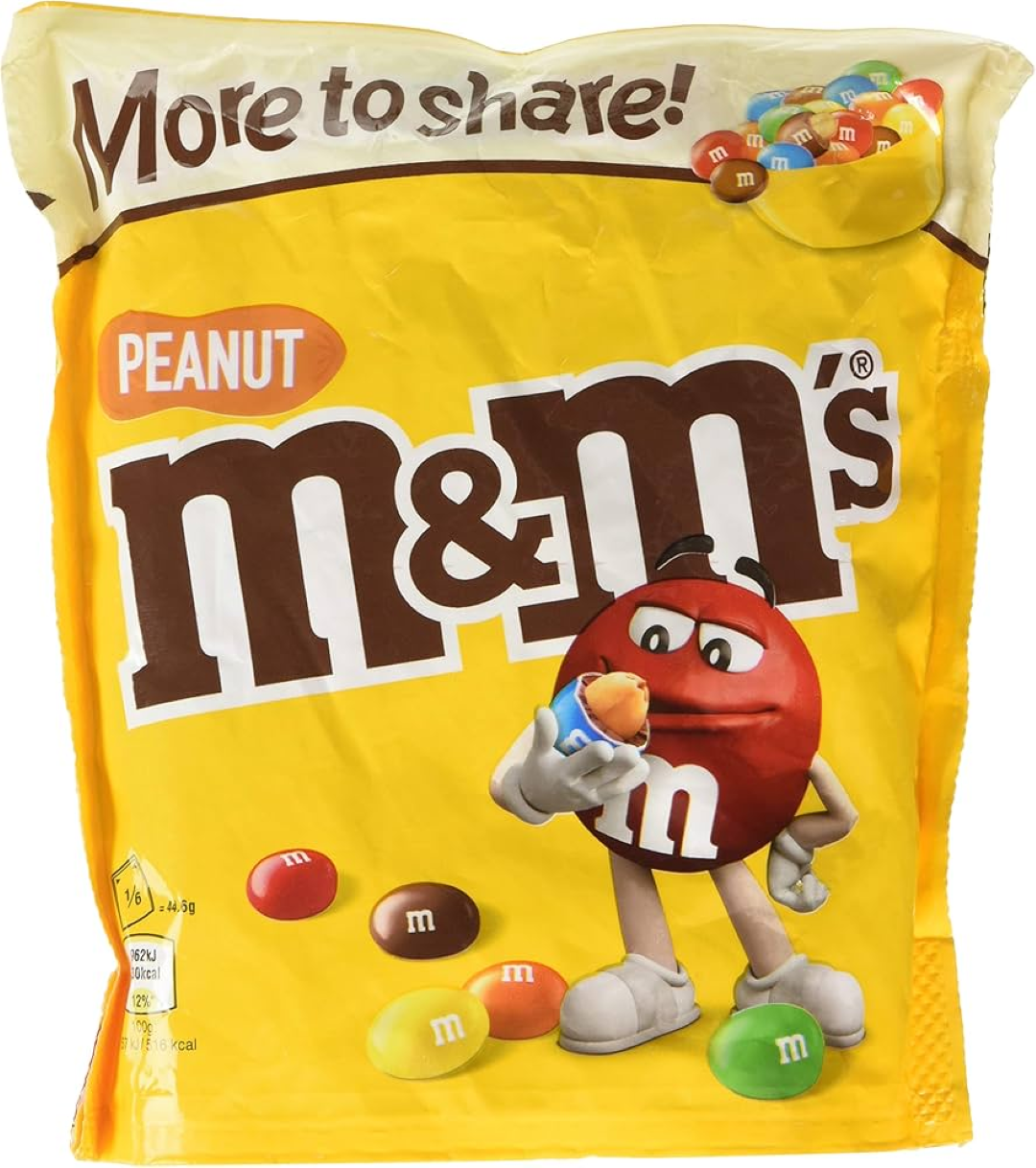 M & M LARGE MIX CHOCO & PEANUT 268G